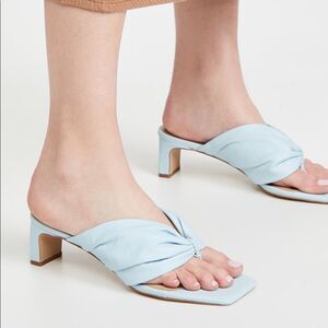 Villa Rogue Light Blue Leather Sandals - EUC - Size 9
